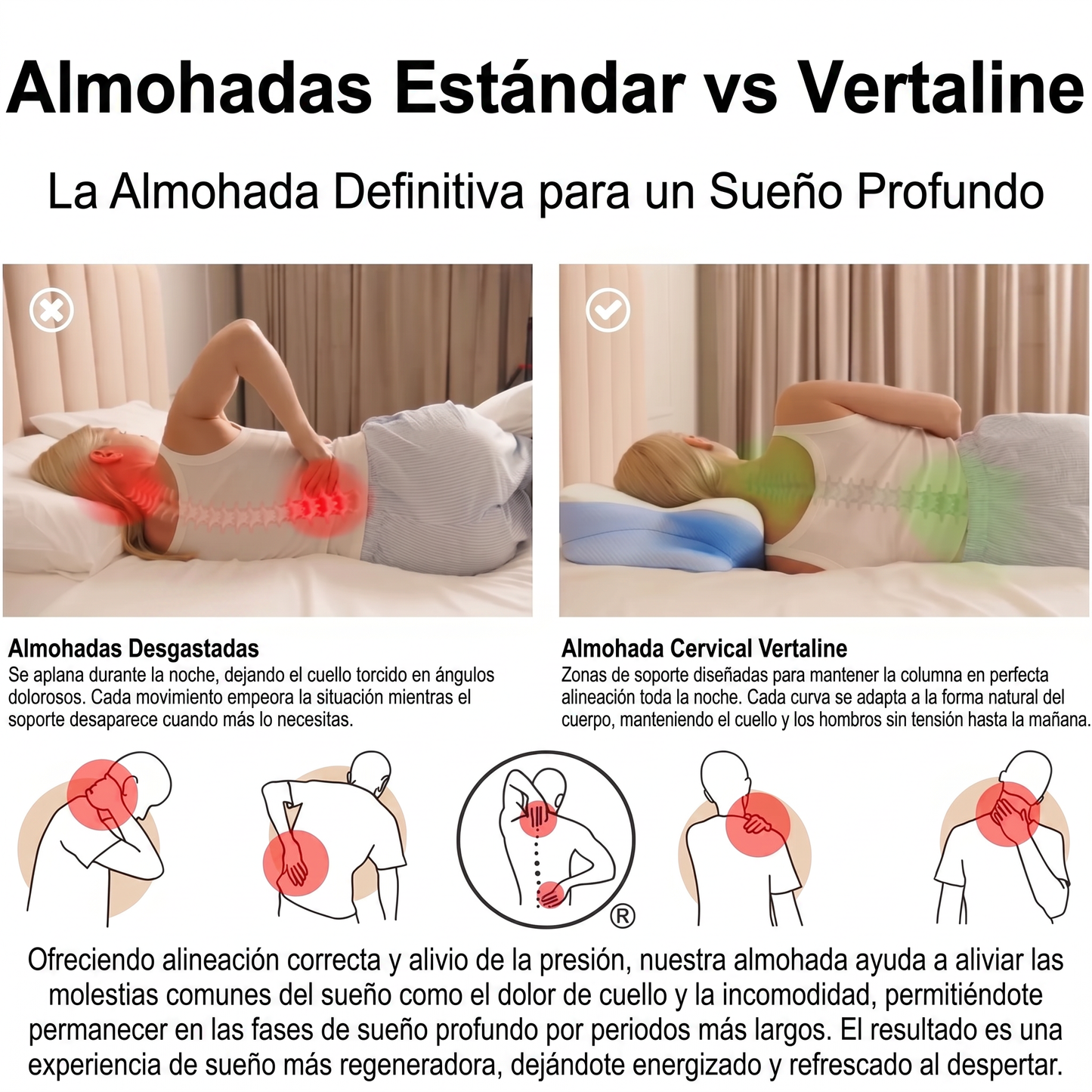 Almohada Terapéutica Cervical